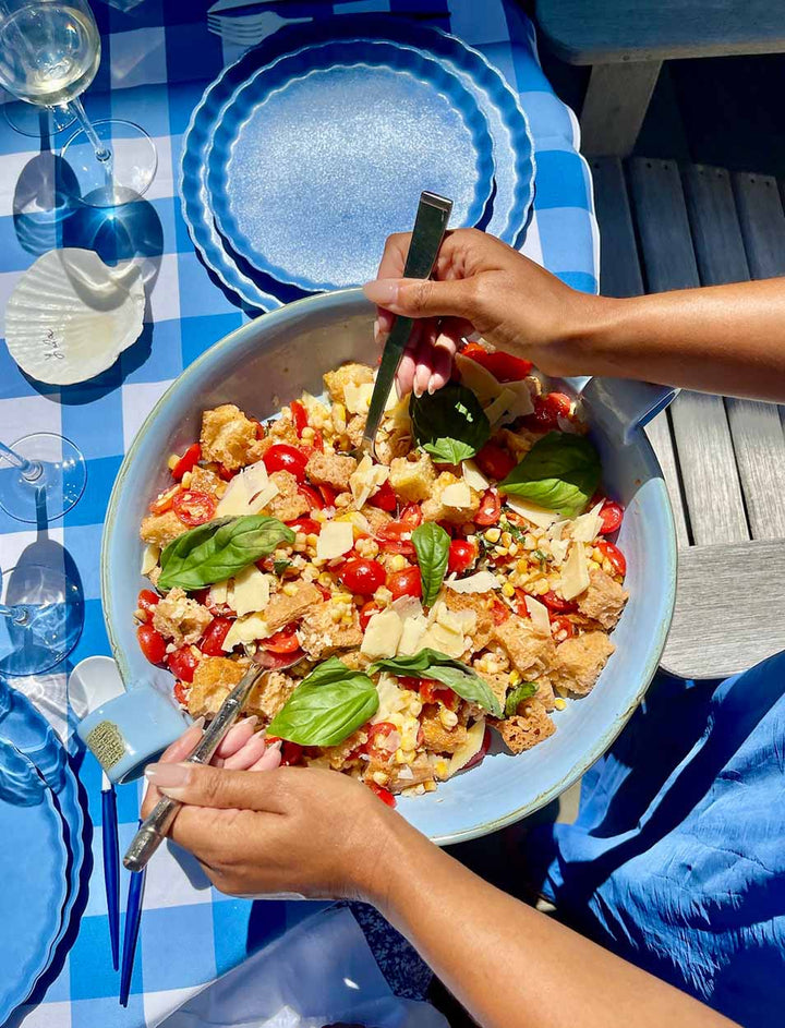 Simply Eco Compostable Table Setting - French Blue