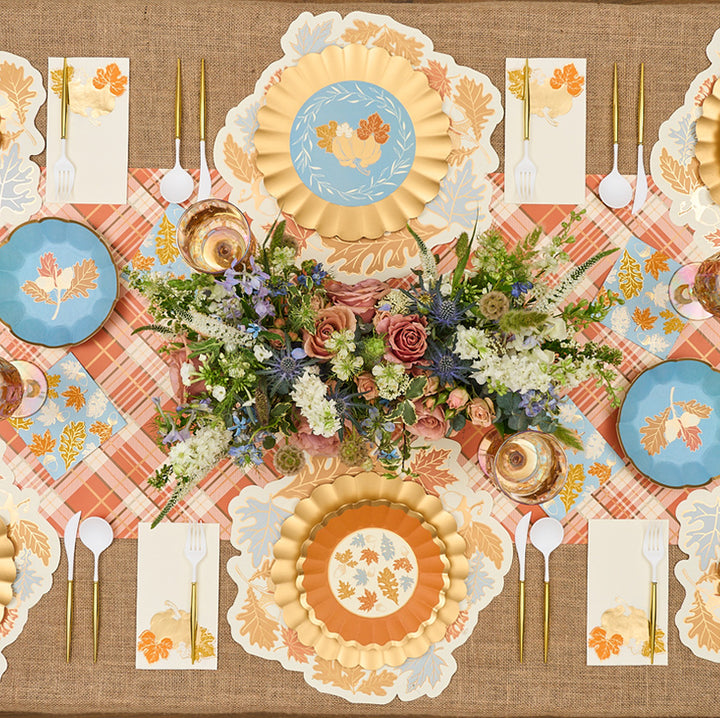 Gilded Harvest Table Setting