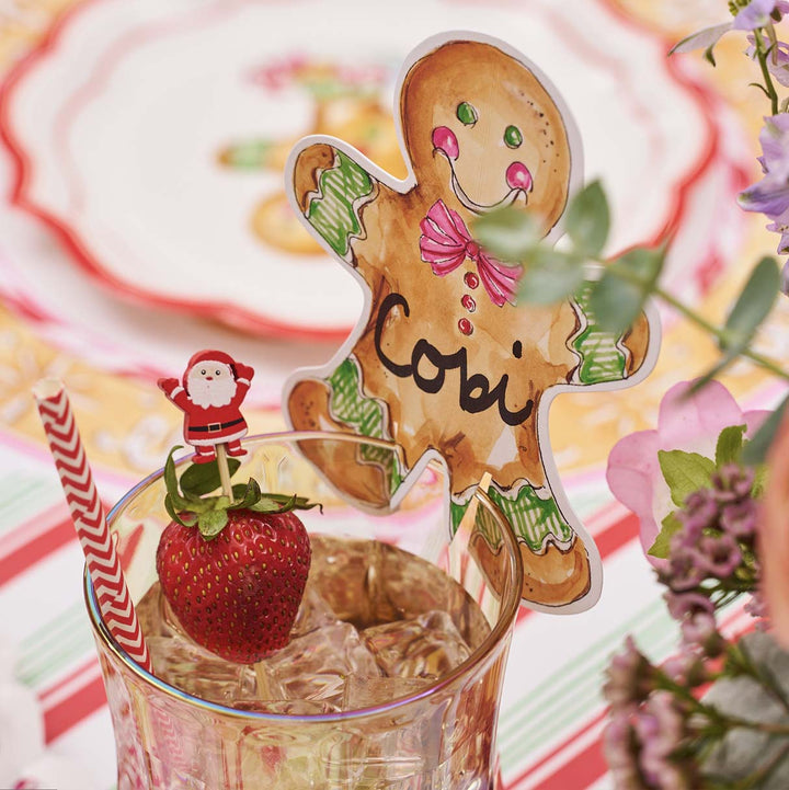 Gingerbread Table Setting