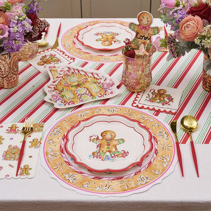 Gingerbread Table Setting
