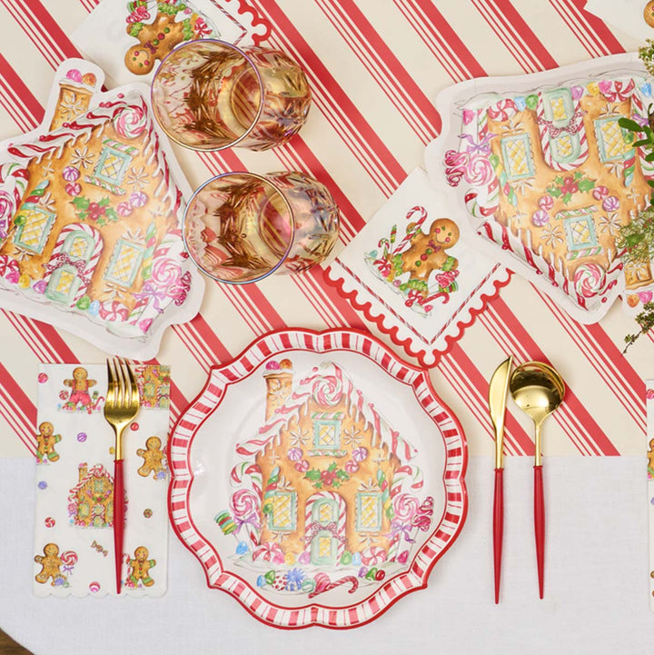 Gingerbread Table Setting