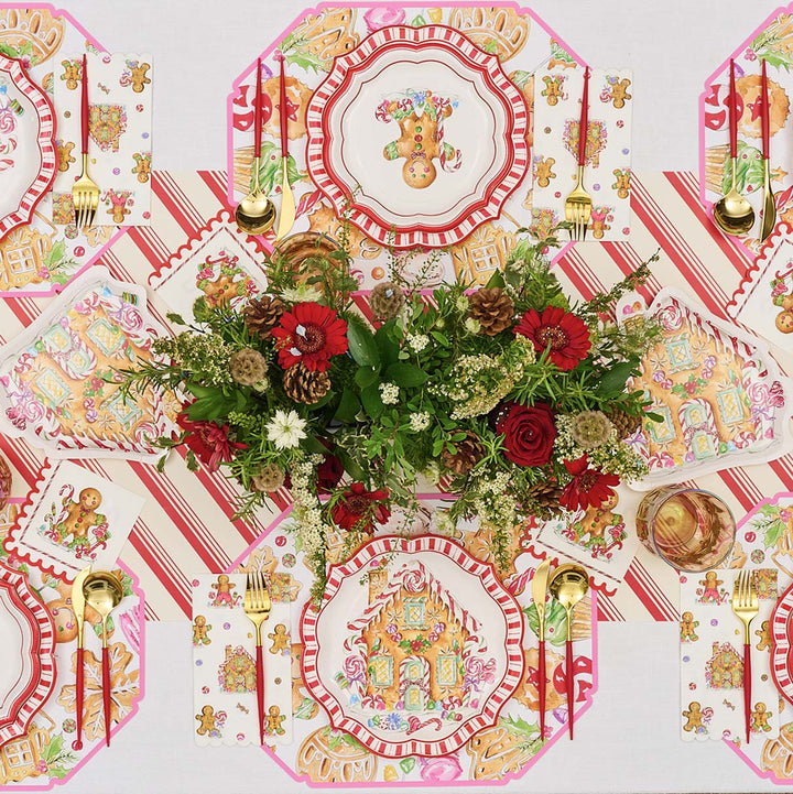 Gingerbread Table Setting