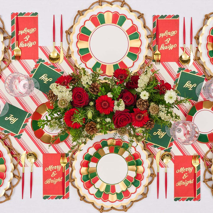 Joyful Christmas Table Setting