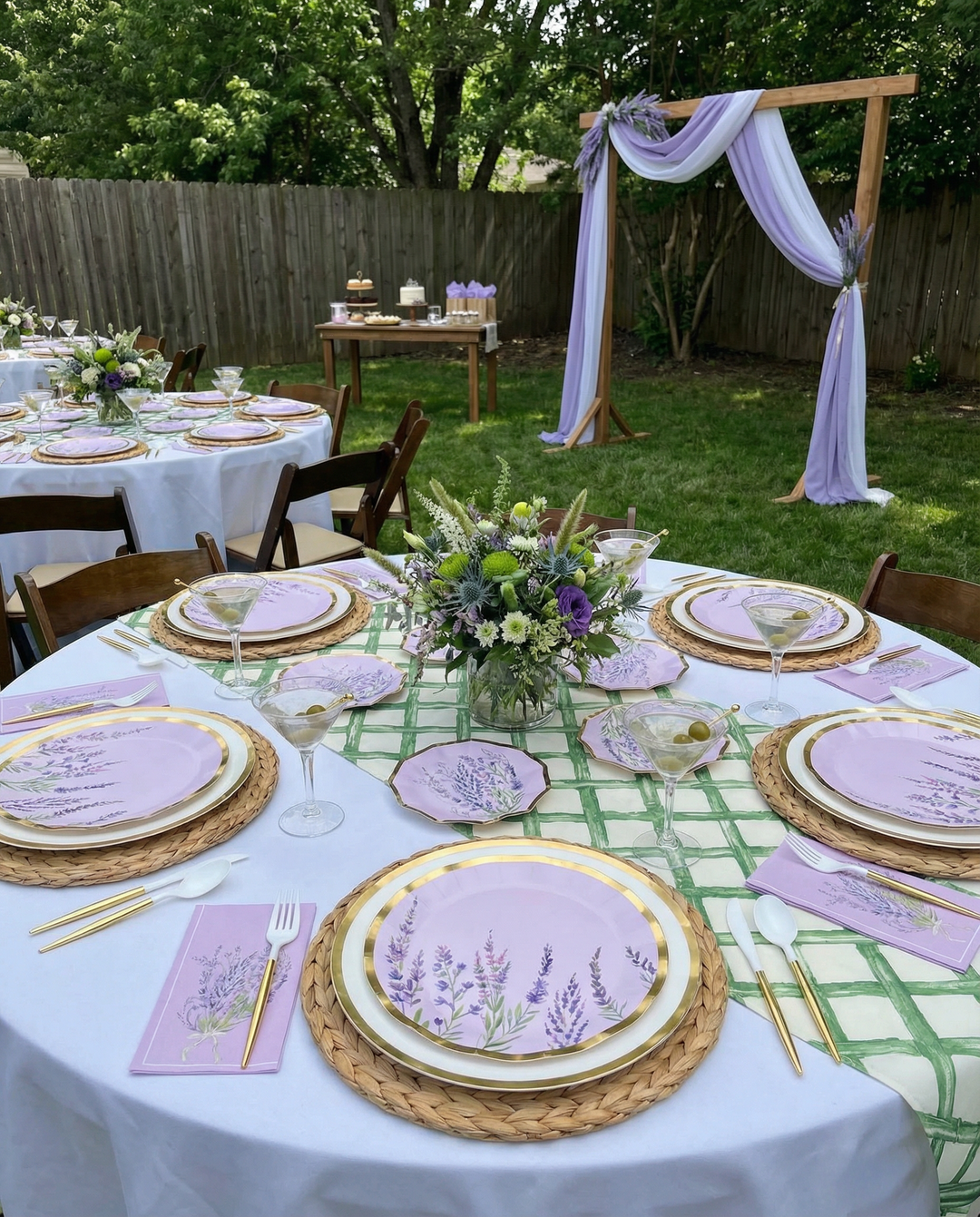 Lavender Fields Table Setting