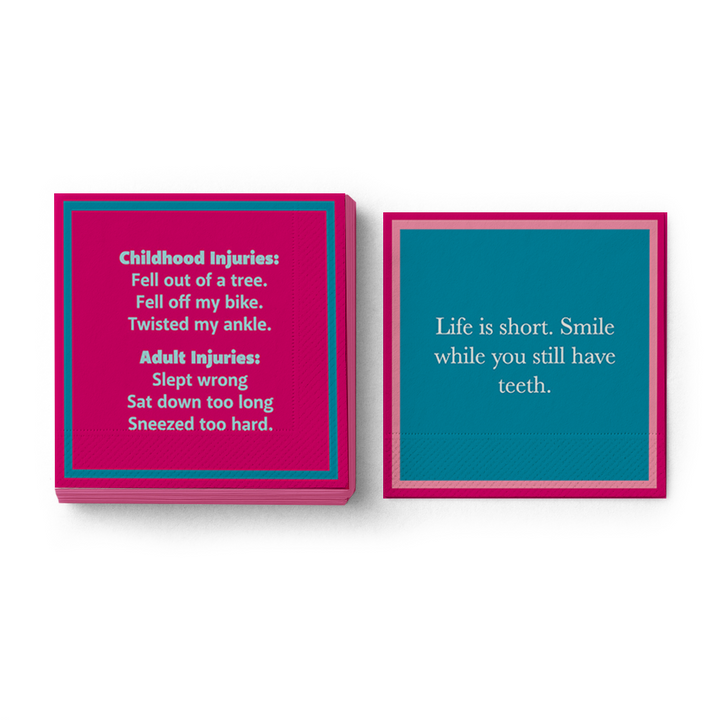 Life is Short Napkin