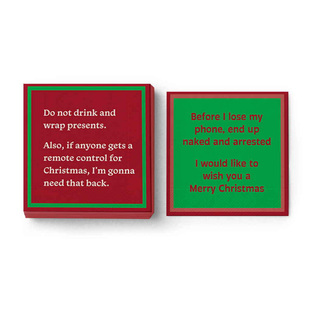Lose Phone CHRISTMAS Napkin