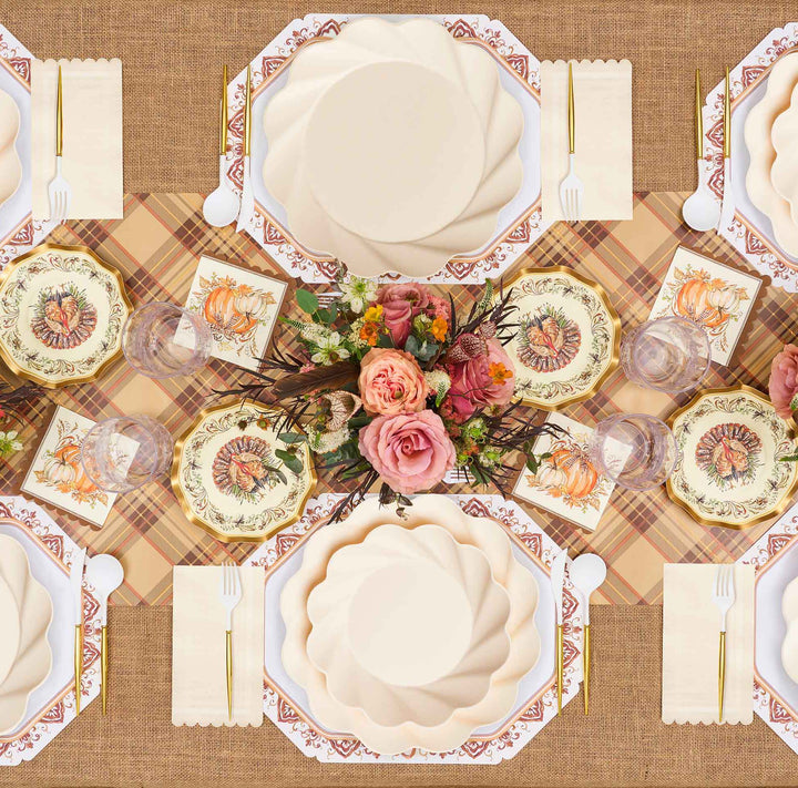 Ivory Harvest Table Setting