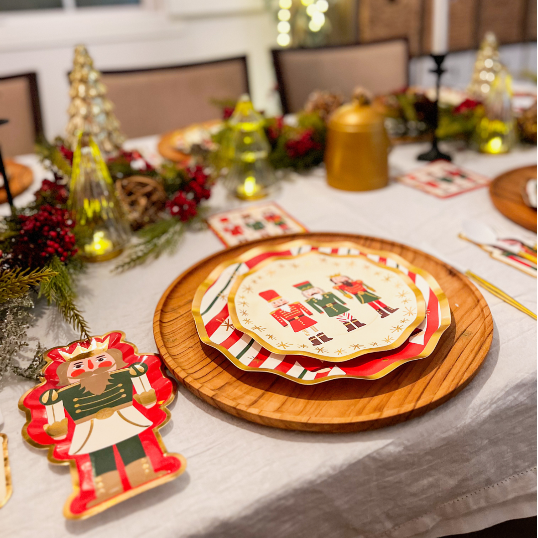 Nutcracker Christmas Table Setting