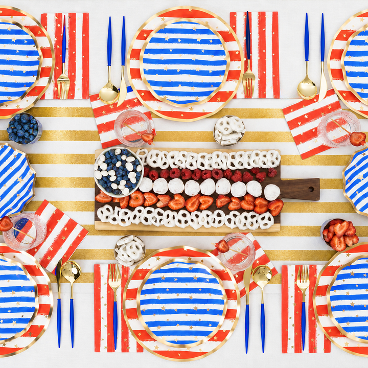 4th of July Table for 16+: Patriotic Confetti