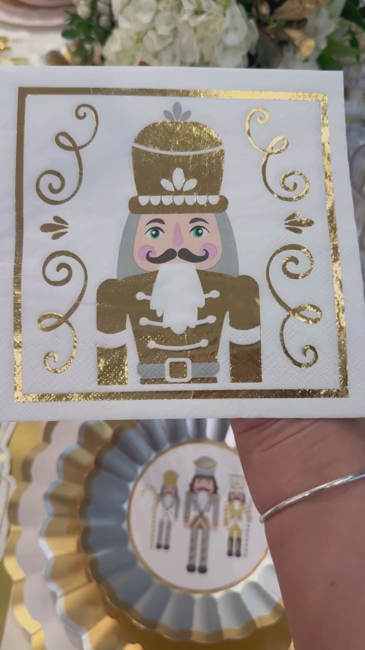 Frosted Nutcracker Table Setting
