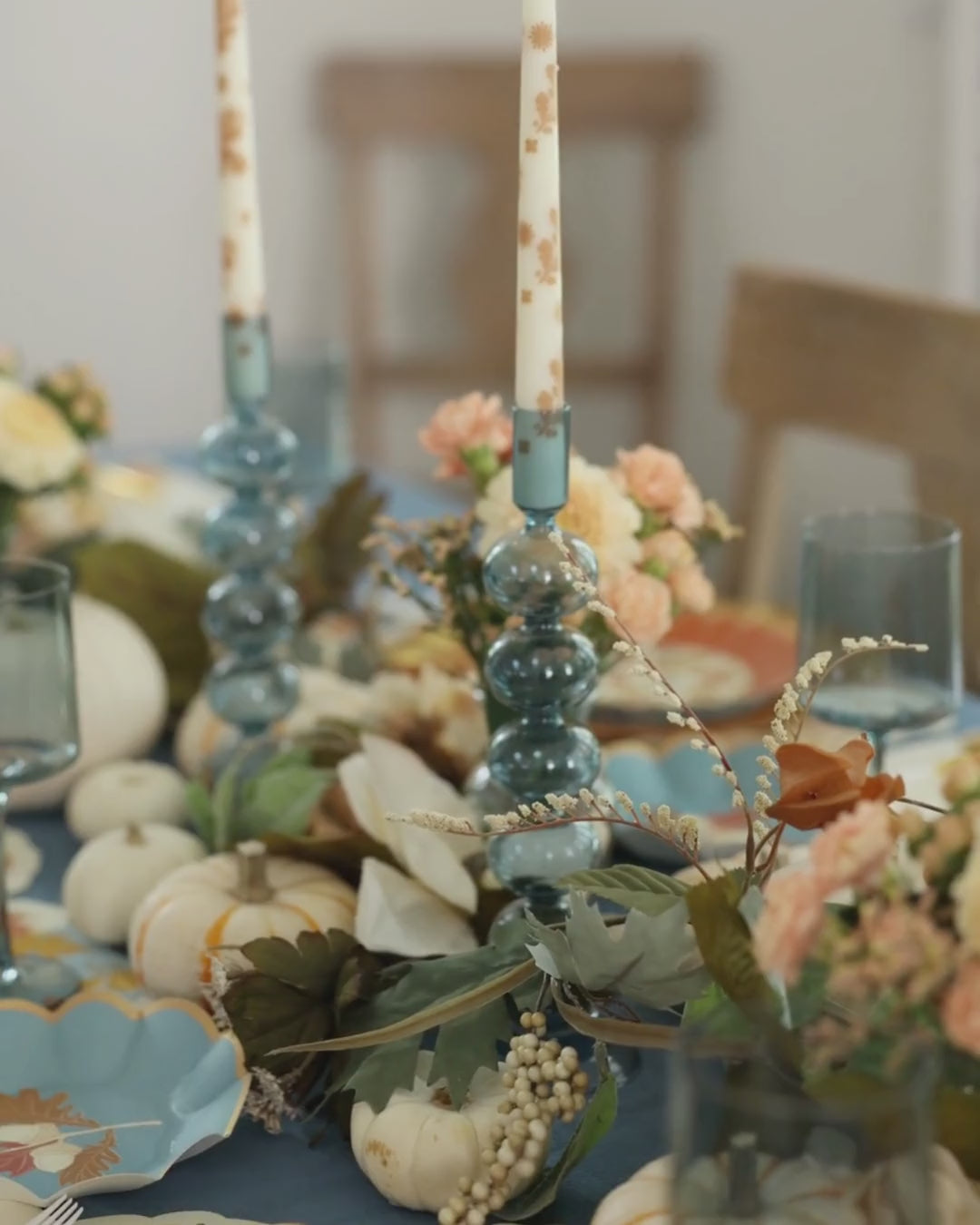 Gilded Harvest: Thanksgiving Table for 16