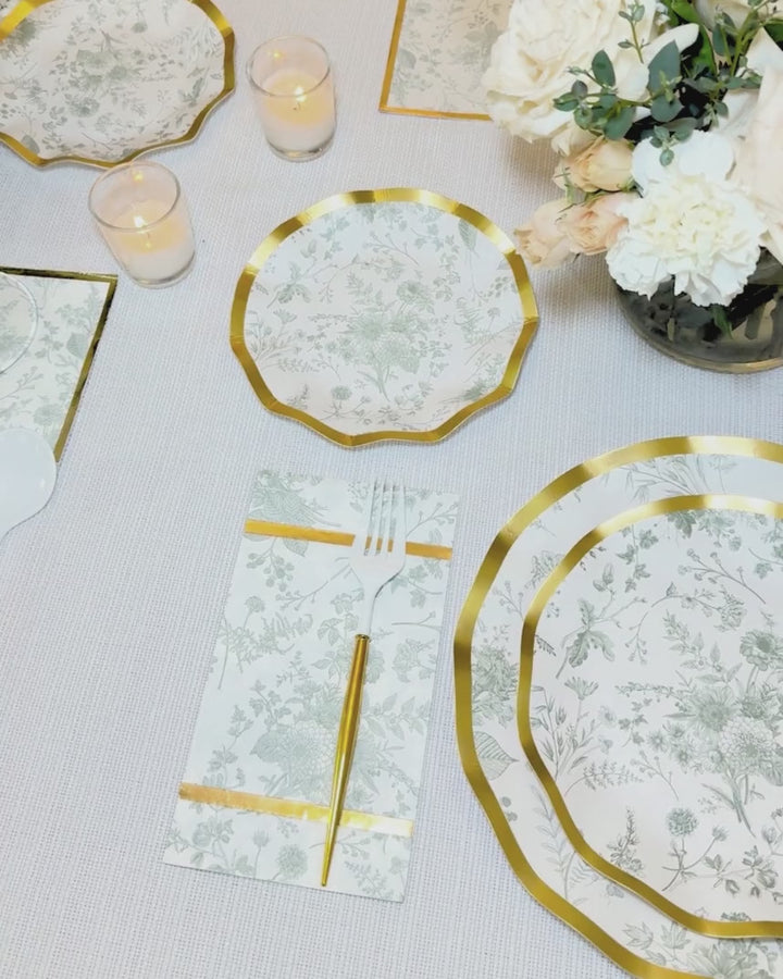 Timeless Table Setting: Sage