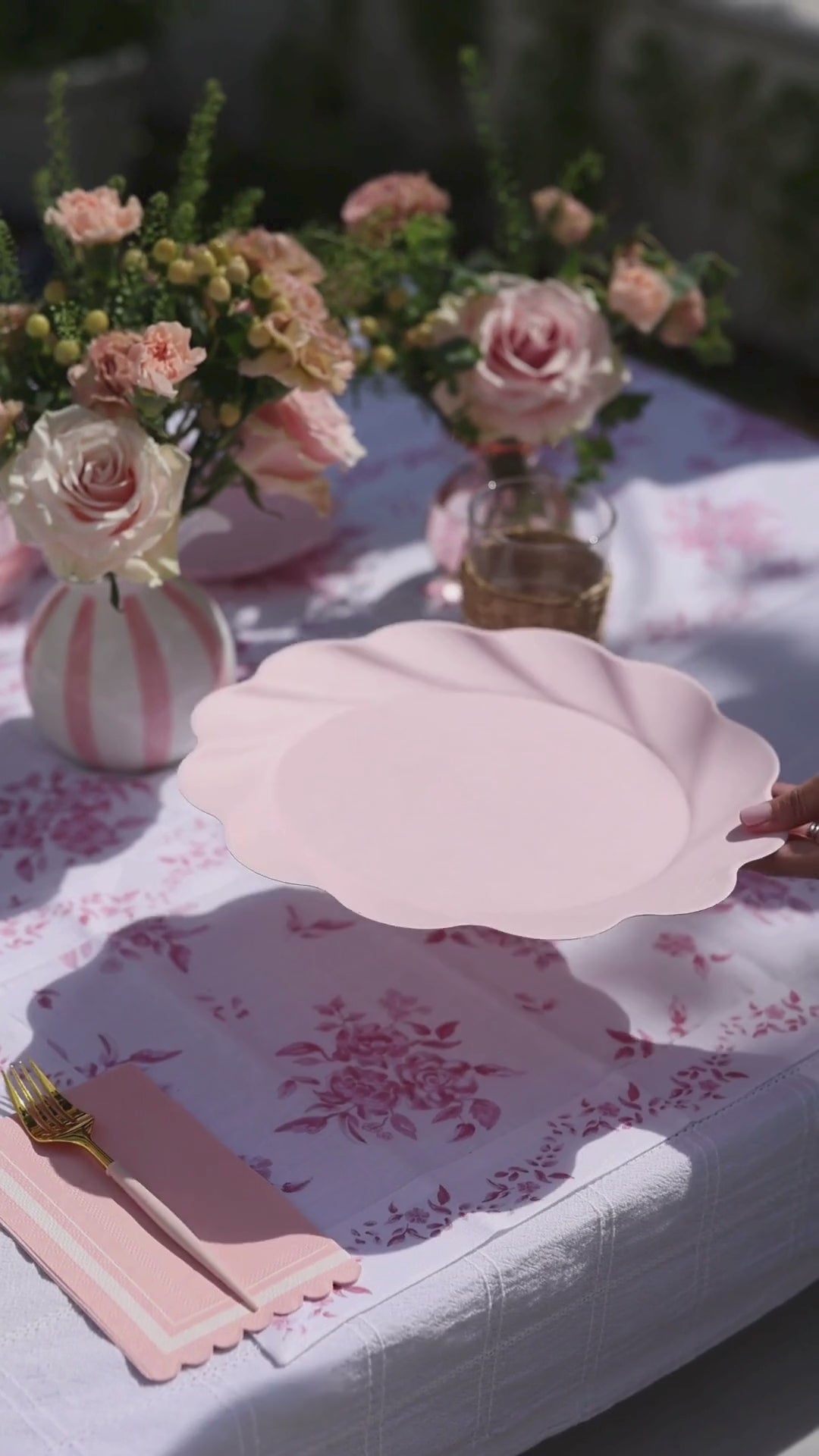 Eco-Friendly Table Setting- Blush
