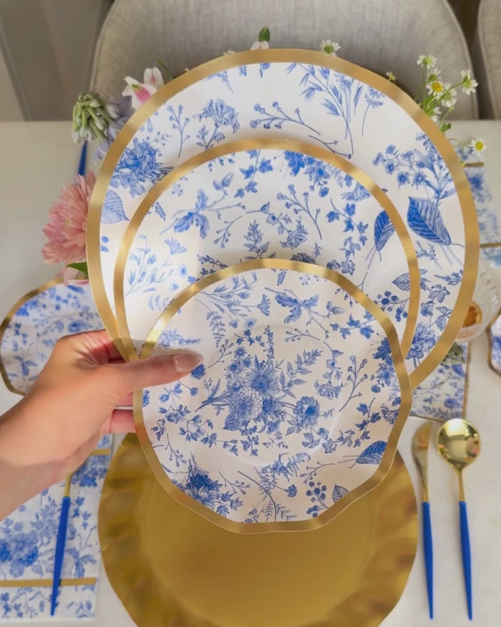 Timeless Wavy Paper Dinner Plate/8pk