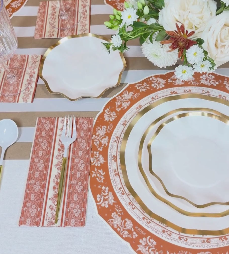 Pumpkin Garden Table Setting