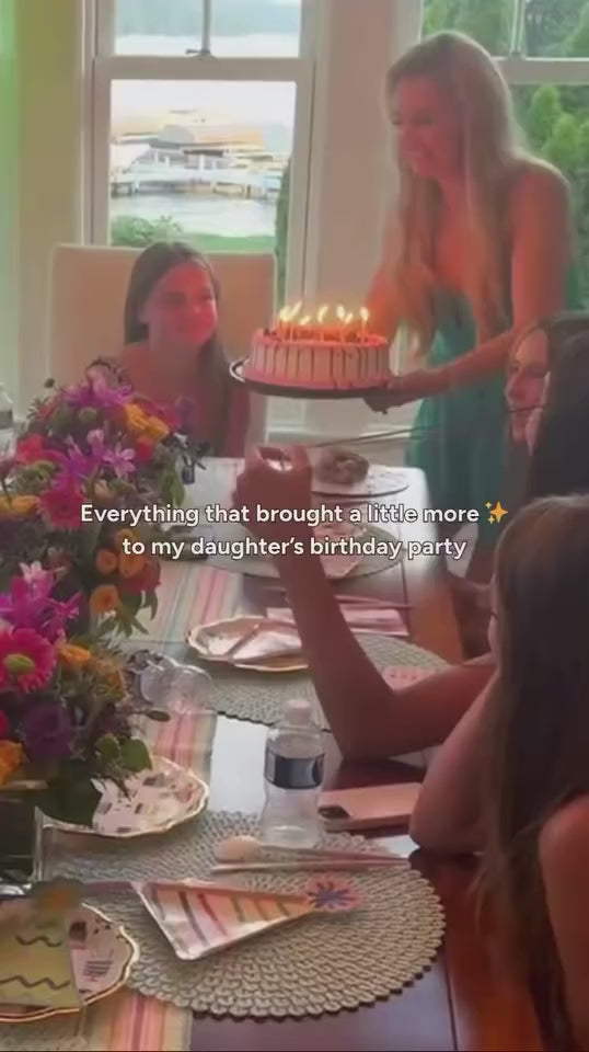 Birthday Candles Table Setting