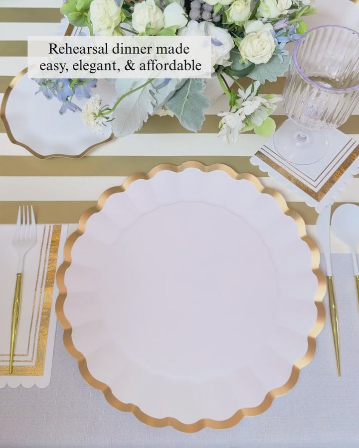 Everyday White Table Setting