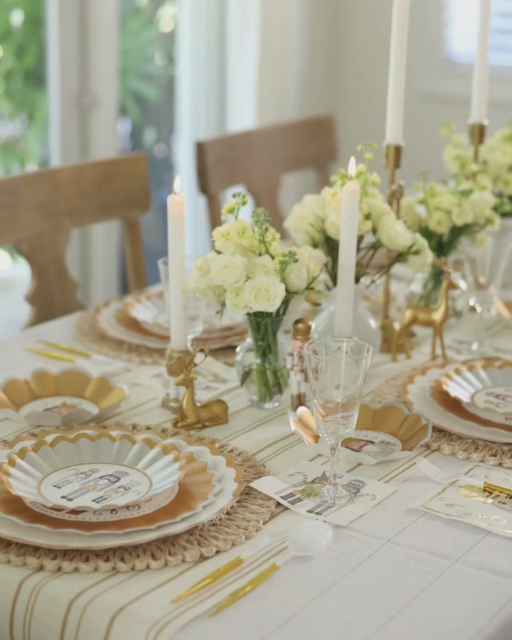Gilded Nutcracker Table Setting