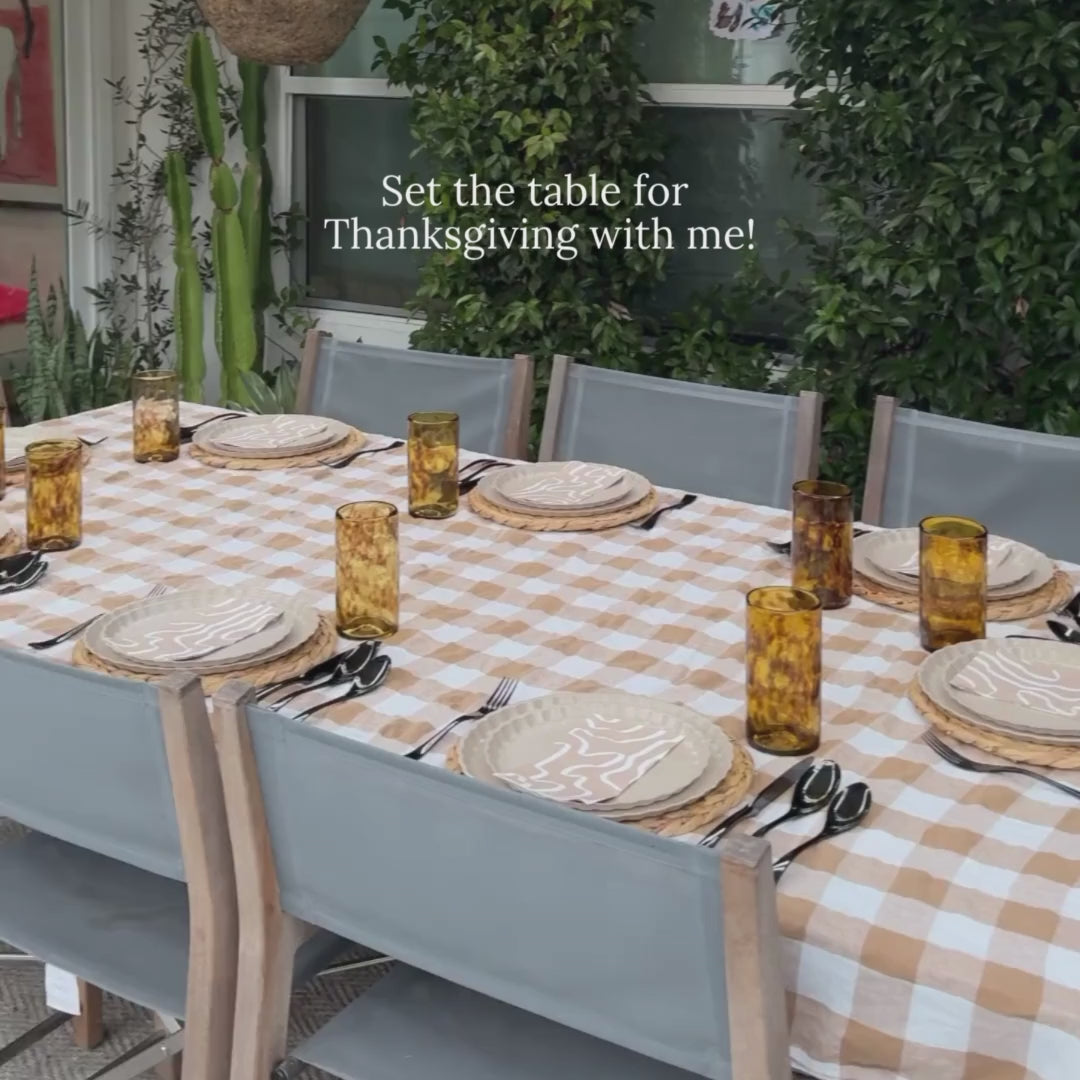 Simply Eco Dinner Plate- Sand/8pkg