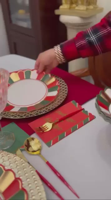Joyful Christmas Table Setting