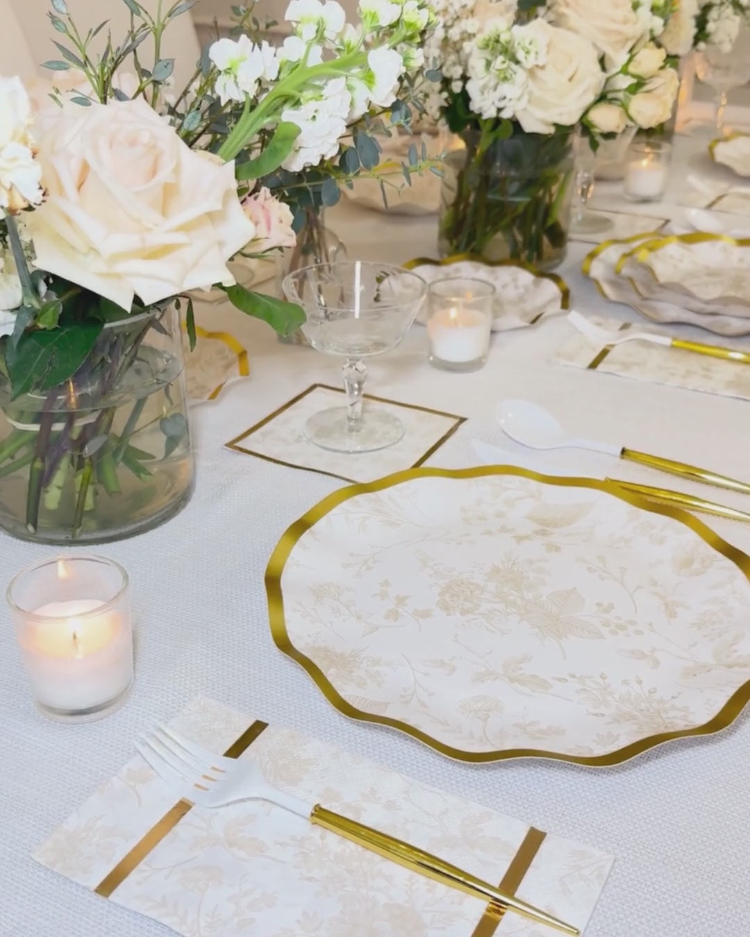 Timeless Table Setting: Sand