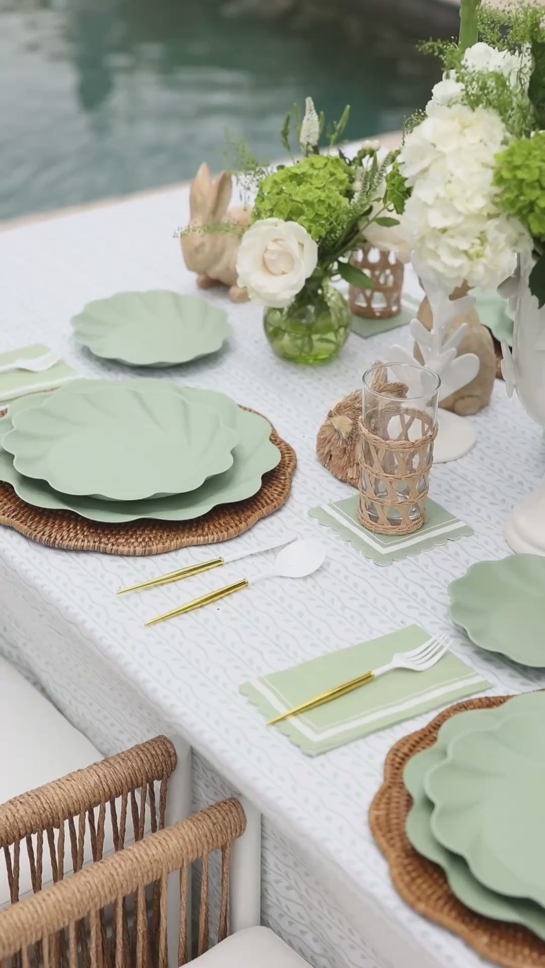 Simply Eco Dinner Plate- Sage/8pkg