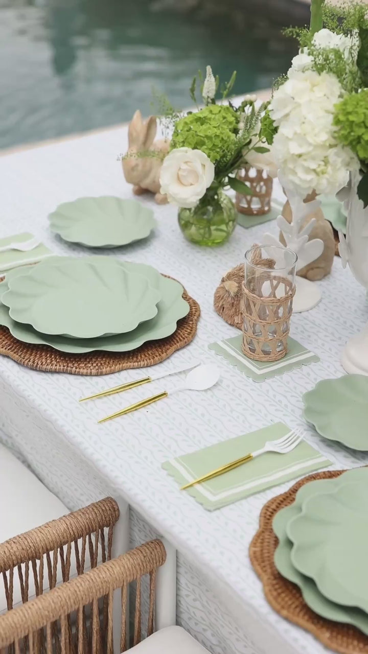 Simply Eco Dinner Plate- Sage/8pkg