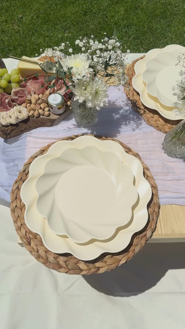Simply Eco Compostable Table Setting - Cream