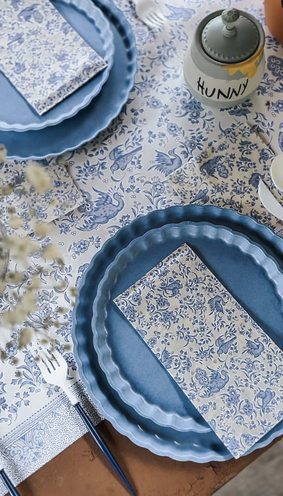 Simply Eco Dinner Plate- French Blue/8pkg