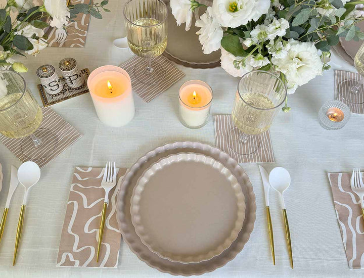 Simply Eco Dinner Plate- Sand/8pkg