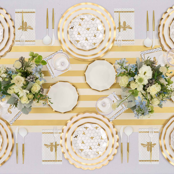 Gilded Honey Table Setting