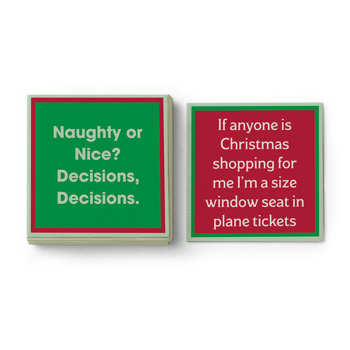 Xmas Window Set Napkin