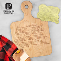 Engraved Recipe Maple Board | Personalized Recipe |  12 x 8