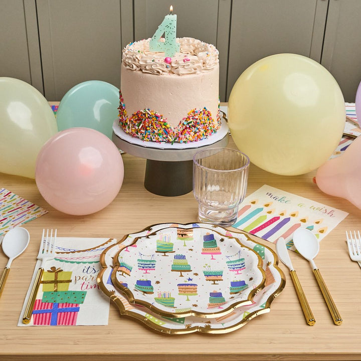 Birthday Candles Table Setting