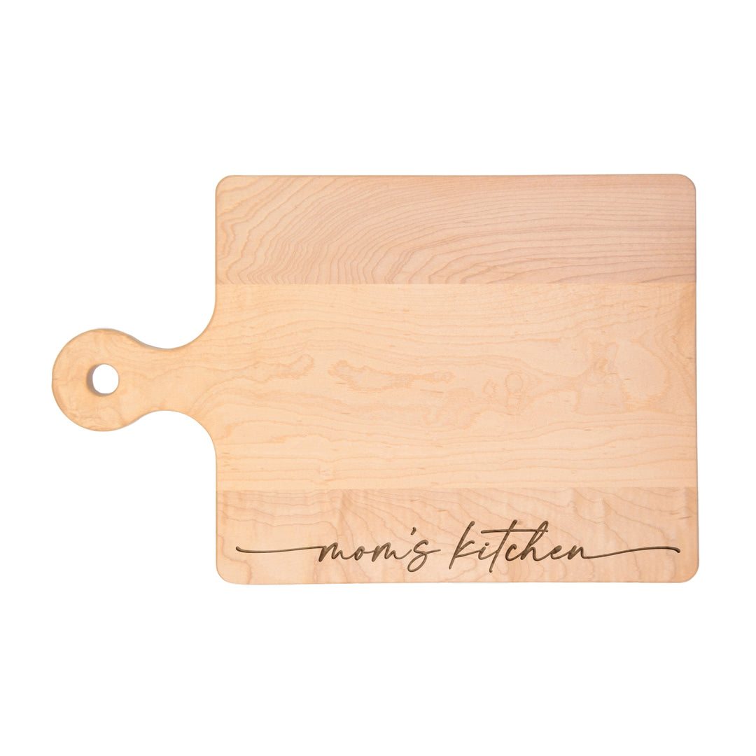 Maple Wood Artisan Paddle Board | Mom's Kitchen | 16 x 10"