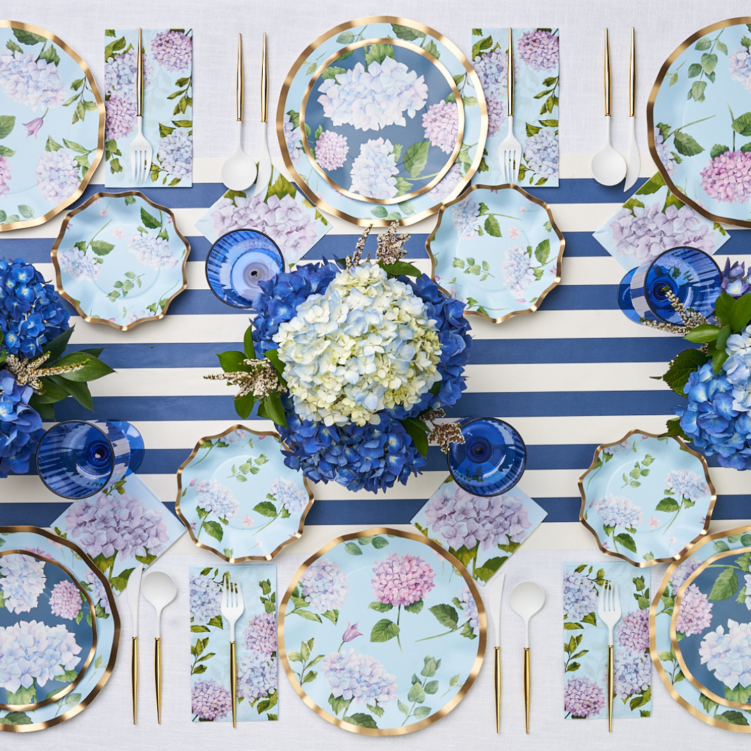 Hydrangea Table Setting