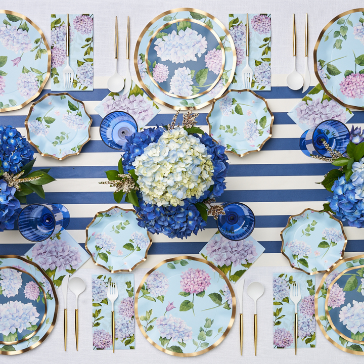 Appetizer/Dessert Bowl Hydrangea Foil - 8pk