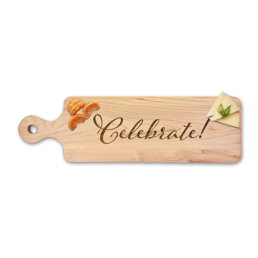 Maple Wood Bread Board | Celebrate | 20 x 6"
