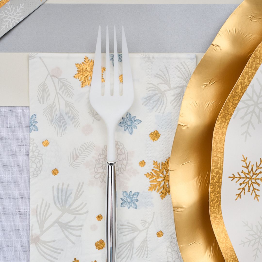 Winter Frost Table Setting