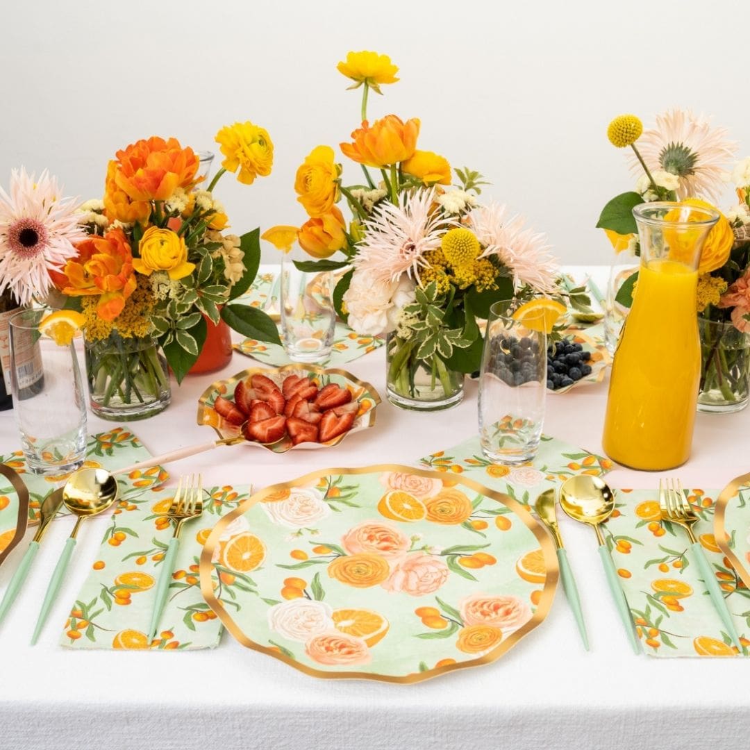 Mimosa Table Setting – Sophistiplate LLC
