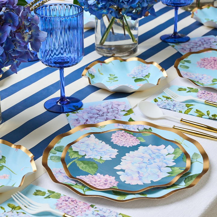 Appetizer/Dessert Bowl Hydrangea Foil - 8pk
