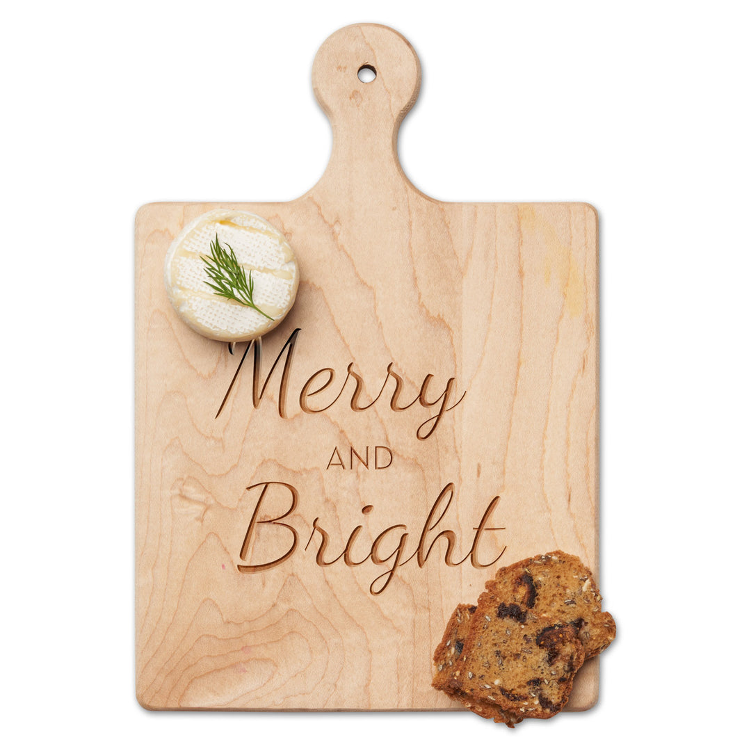 Artisan Maple Paddle Board | Merry and Bright | 9" x 6"