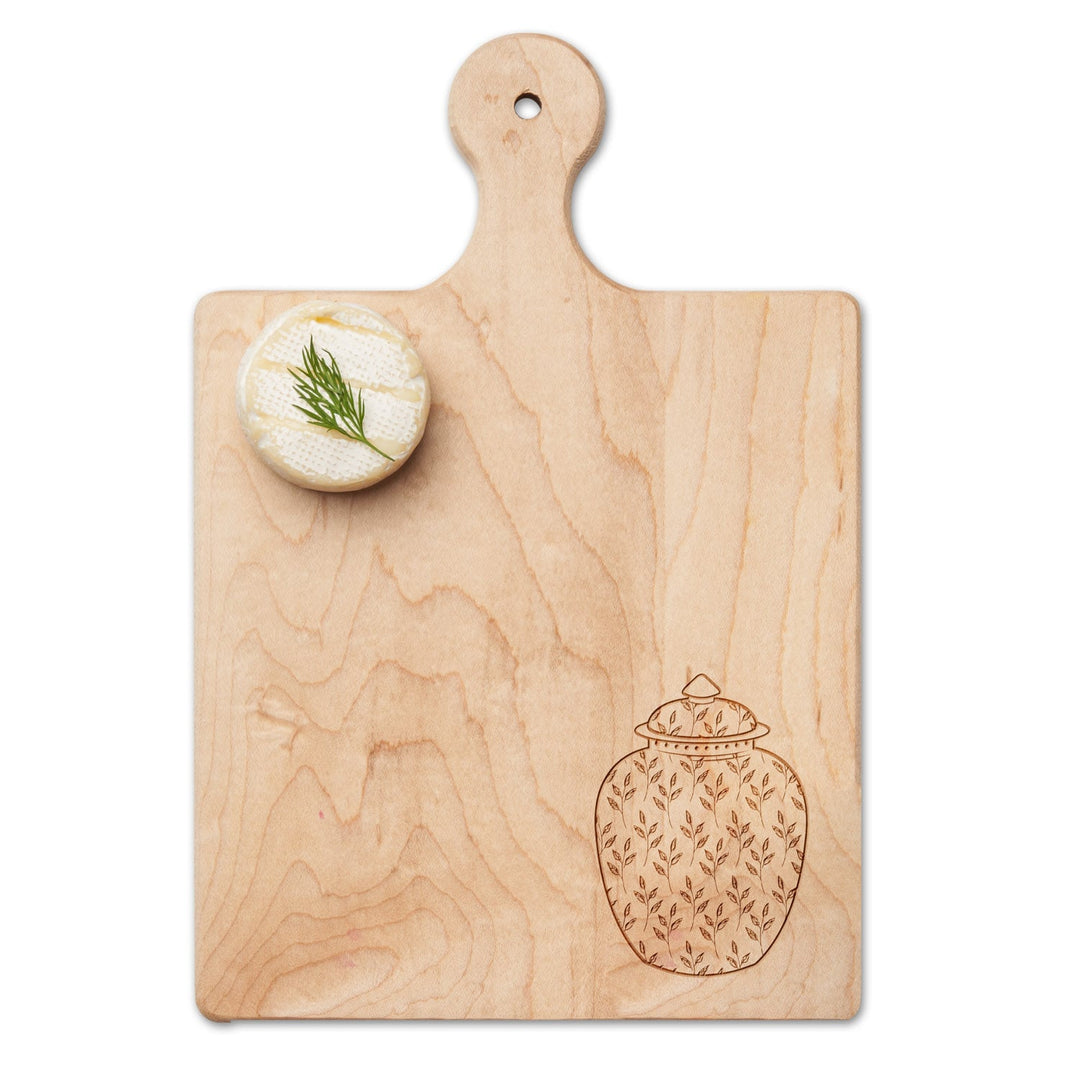 Artisan Maple Paddle Board | Ginger Jar | 9" x 6"