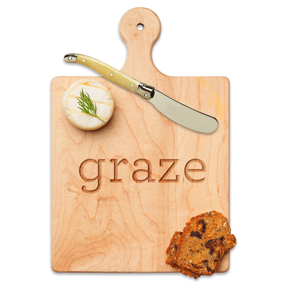 Artisan Maple Paddle Board | Graze | 9" x 6"