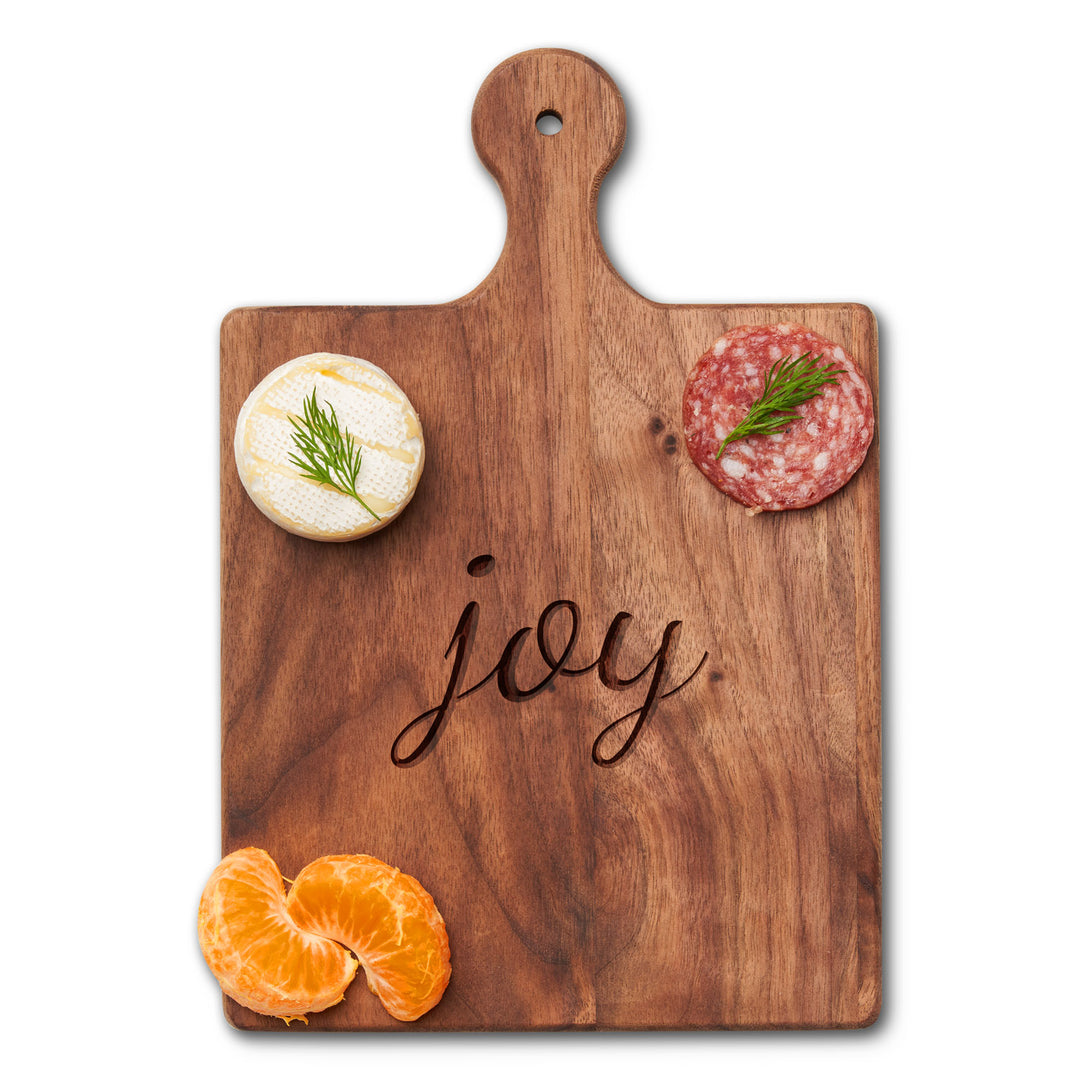 Walnut Artisan Paddle Board | Joy | 9" x 6"