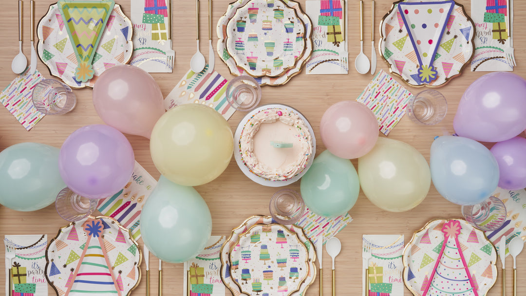 Birthday Candles Table Setting