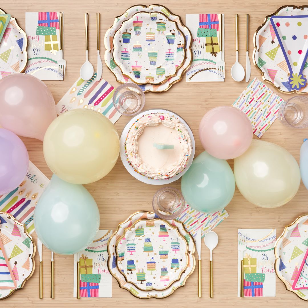 Birthday Candles Table Setting