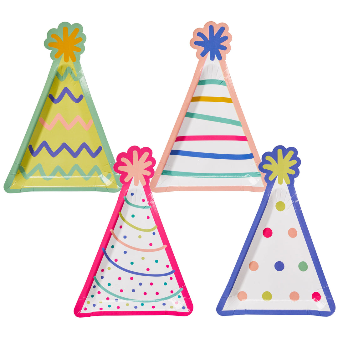 Die-Cut Salad Plate Birthday Candles/8pk