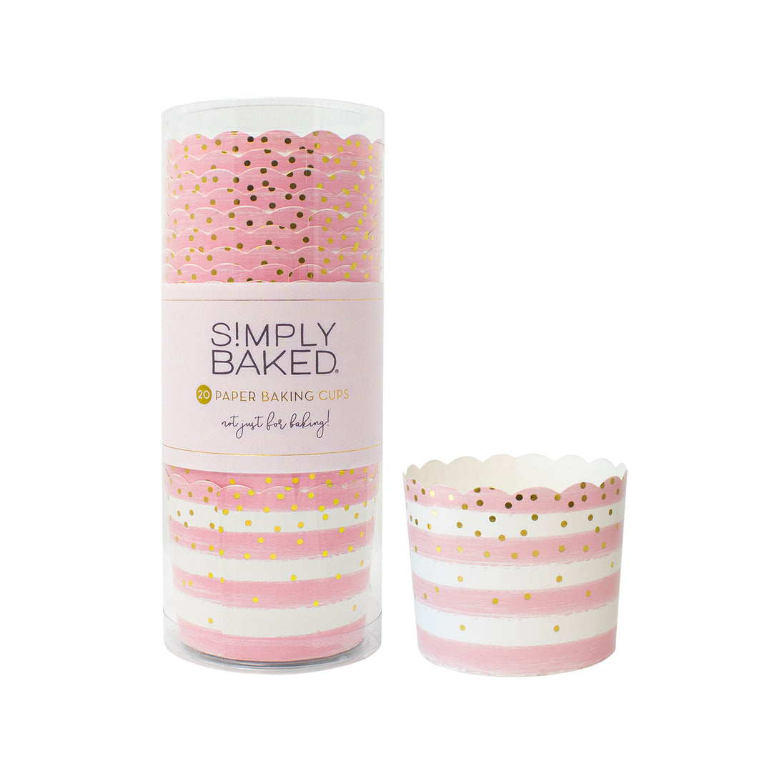 Large Paper Baking Cups | Confetti | 50 ct