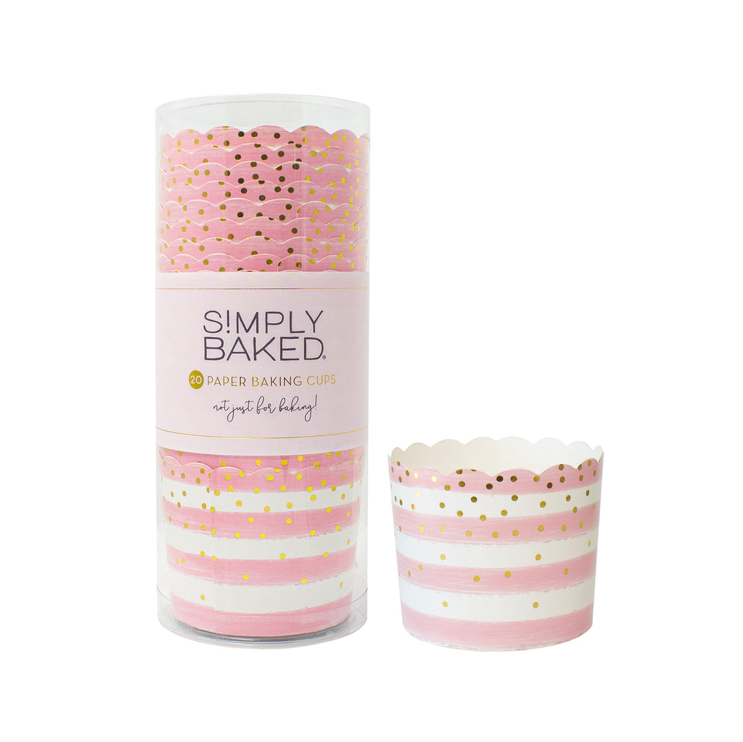 Large Paper Baking Cups | Confetti | 50 ct